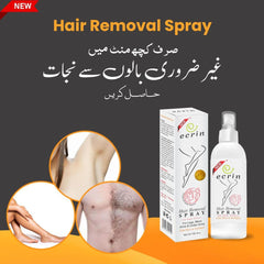 Hair removal supray